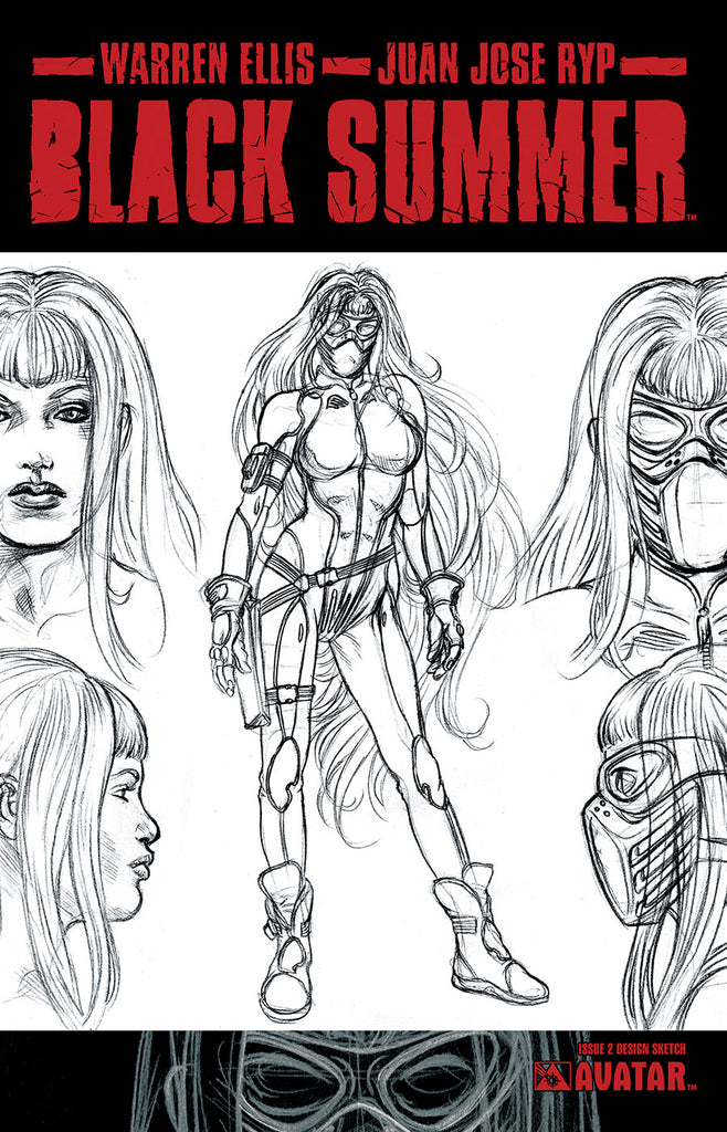 1:25 Juan José Ryp Design Sketch Variant cover
