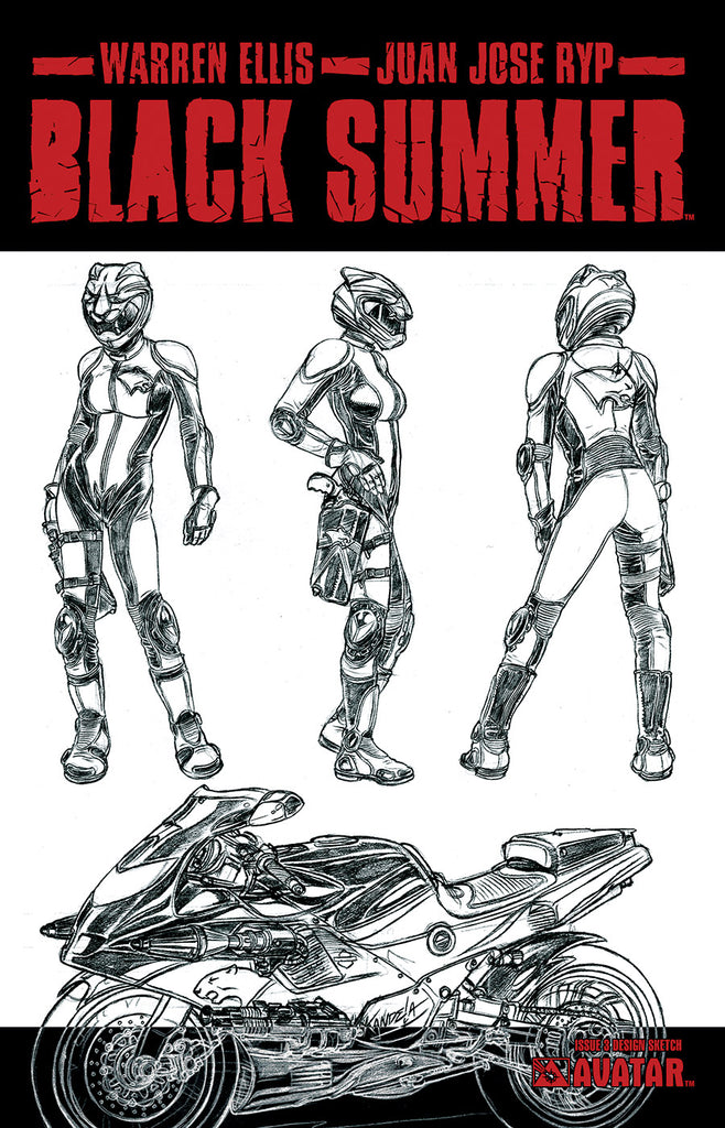 1:25 Juan José Ryp Design Sketch Variant cover