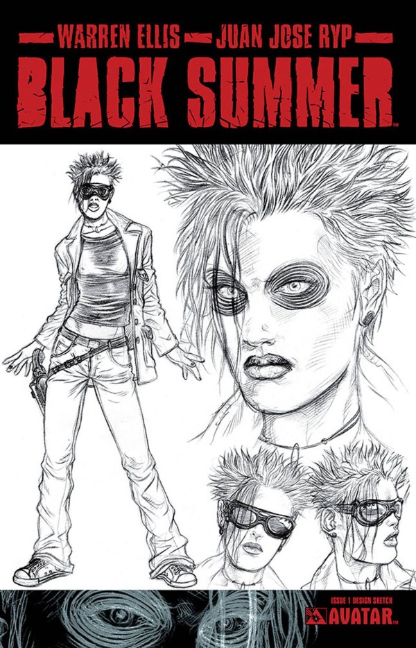 1:25 Juan José Ryp Design Sketch Variant cover