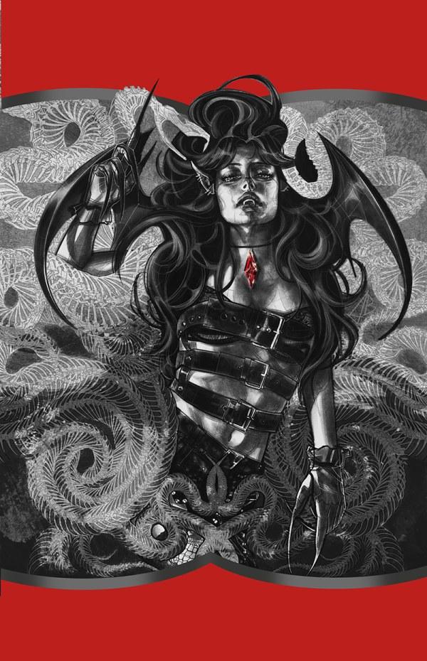 Lilith: Blood & Burlesque #1, Cover D 1:30 Serena Bell Virgin Variant