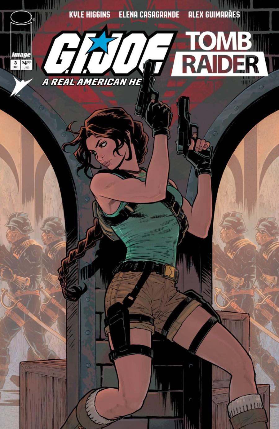 G.I. Joe: A Real American Hero / Tomb Raider #3, Cover E 1:50 Rebekah Isaacs Variant