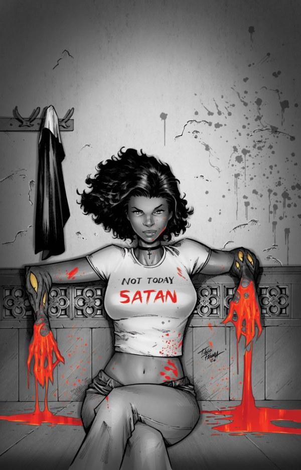 Cover D 1:30 Black & White Tiago Palma Full Art Virgin Variant cover