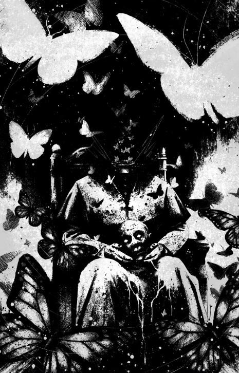 Cover E 1:30 Maan House Black & White Virgin Variant cover
